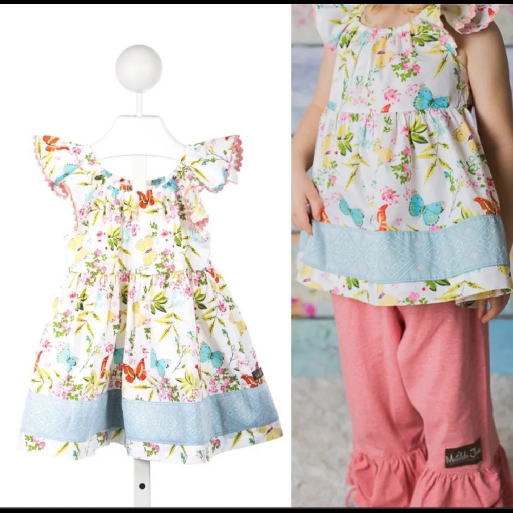 COPY - Matilda Jane White Butterfly Tunic sz. 2 - Picture 3 of 10